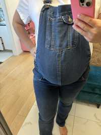 Ogrodniczki ciążowe jeansowe C&A Mama rozmiar S