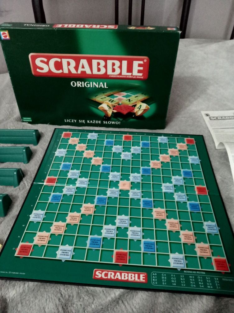 Gra Planszowa Scrabble Original Edycja Kolekcjonerska