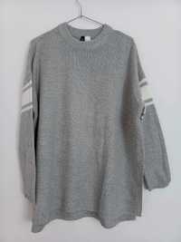 Szary sweter akryl H&M 36 S