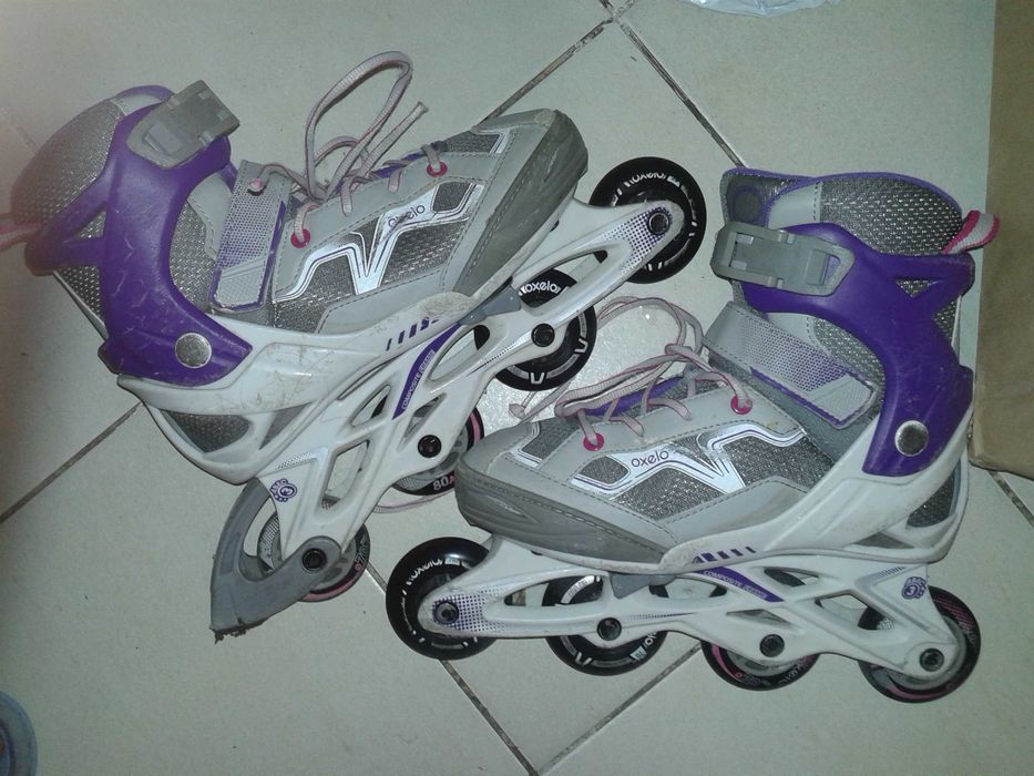 Rolki dziewczęce OXELO 35-38 regulowane