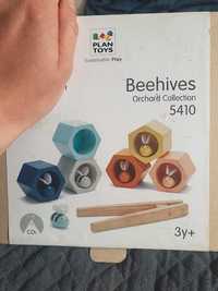 Gra zręcznościowa Plan Toys Pszczółki pszczoły plaster miodu