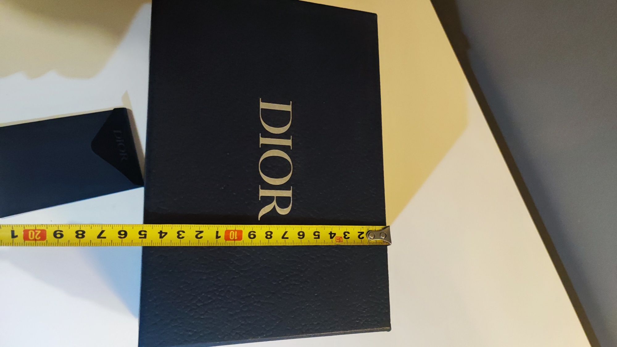 Pudełko prezent Dior karton granatowy