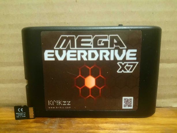 Everdrive X7 флеш картридж для sega mega drive флэш