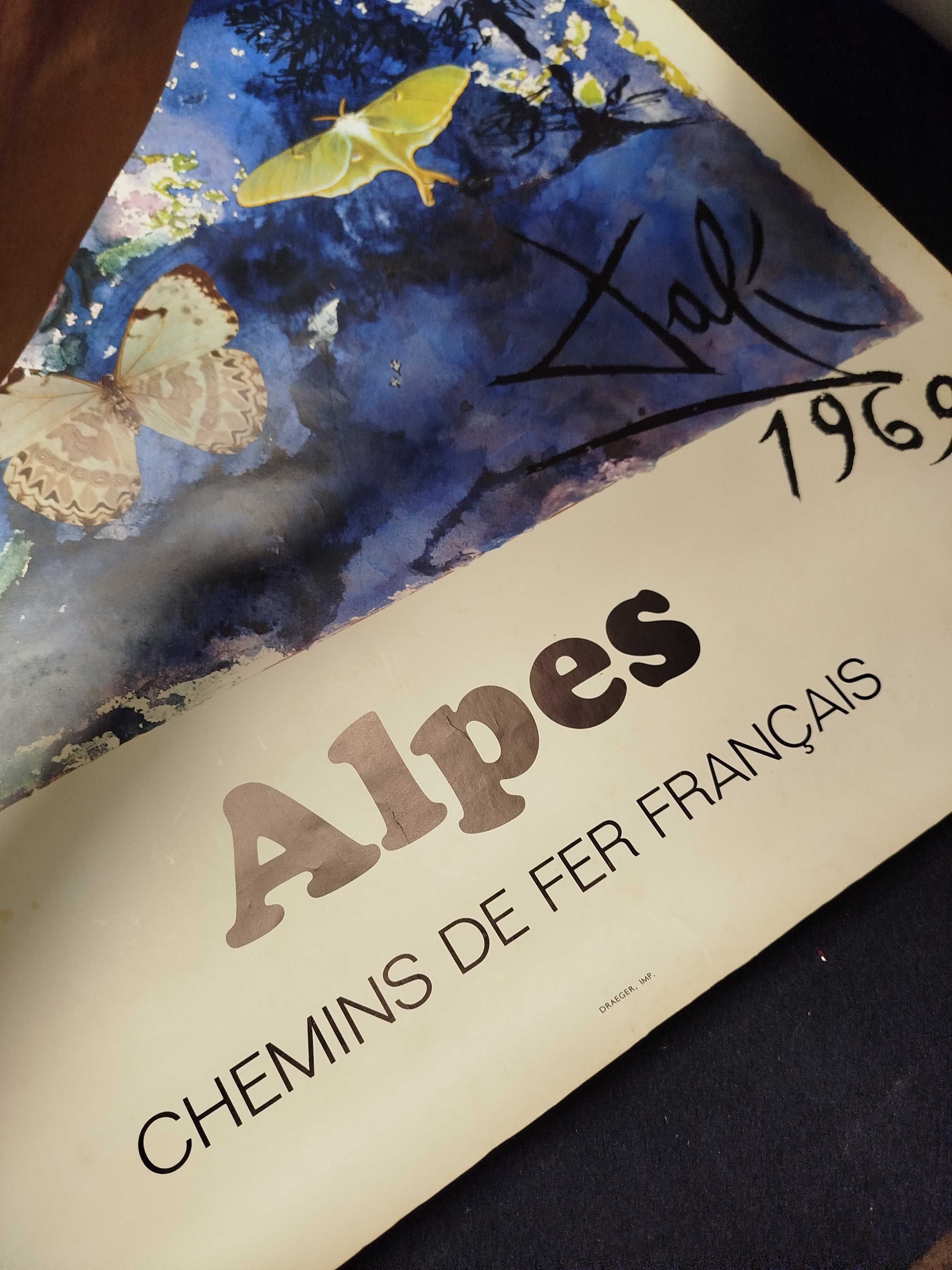 Posters Originais Sindicato dos Caminhos de Ferro Franceses anos 70