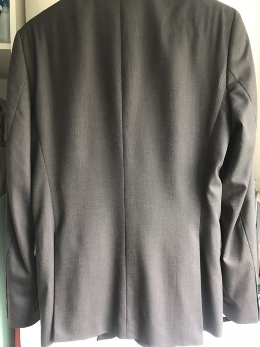 Blazer cerimonia Novo! Lindíssimo! cinza excekente Tam 48-Medio/novo c lenco