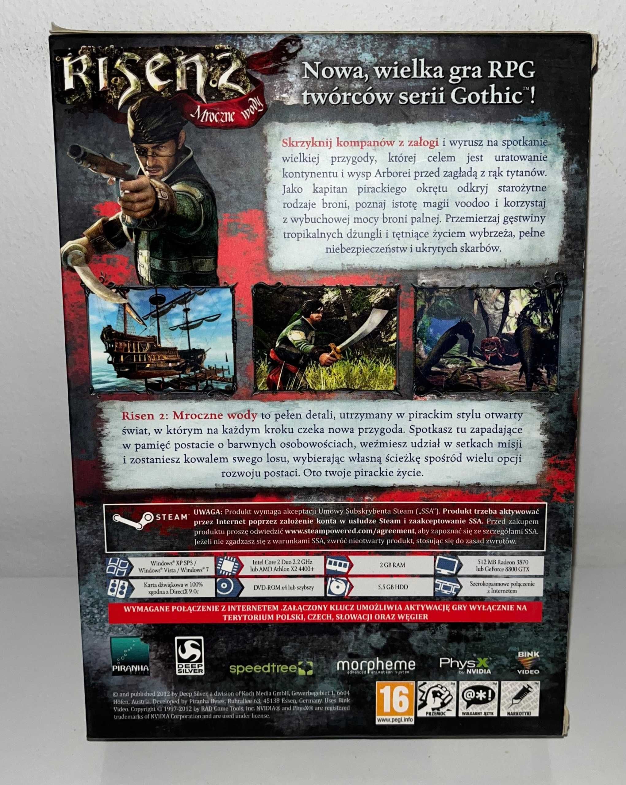 Risen 2 Mroczne Wody Premierowe BOX PL