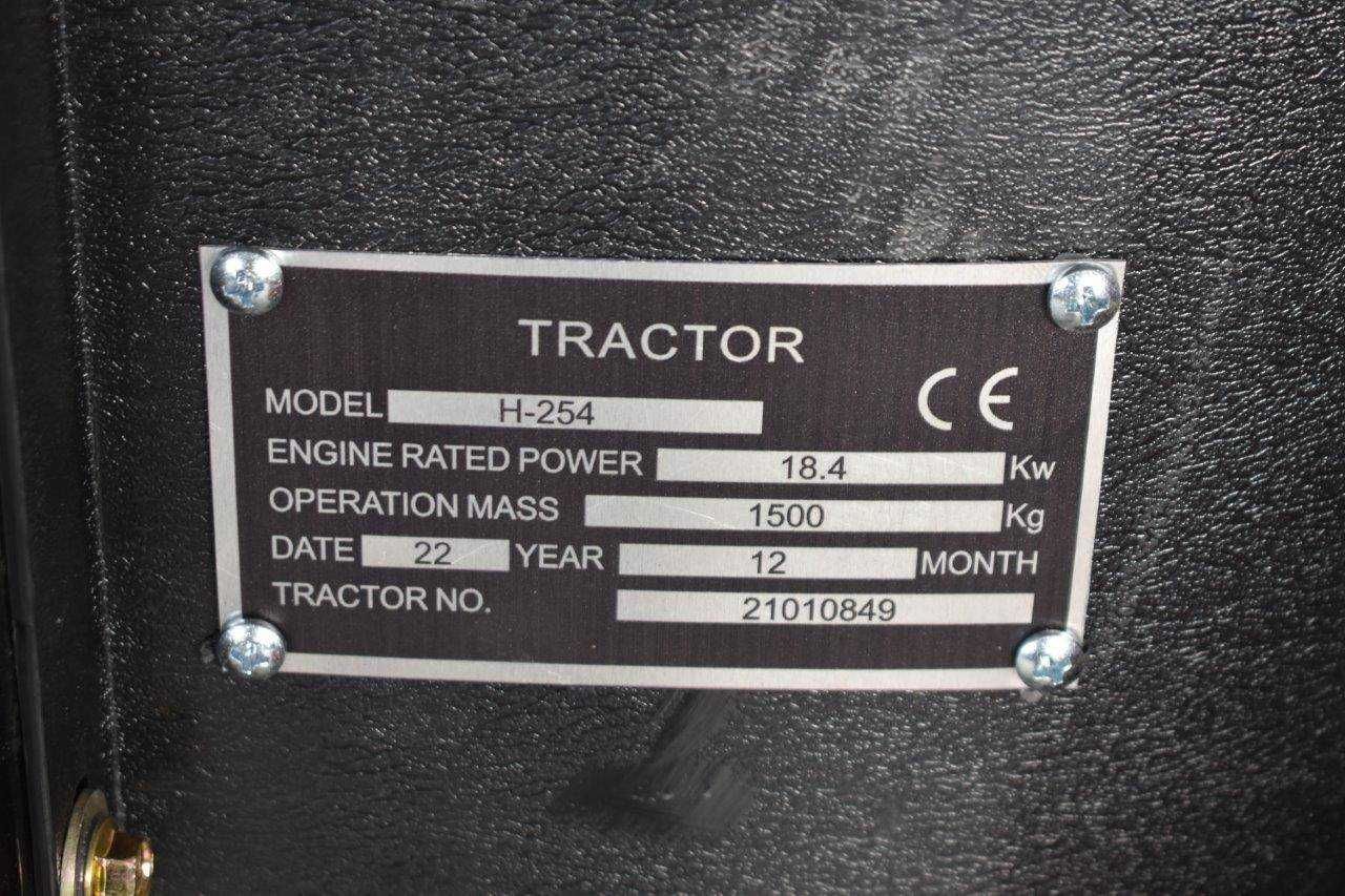 Trator Huaxia H254 Diesel 25cv, Novo c/garantia, Preço c IVA Dedutível