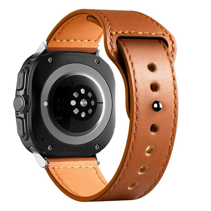 Pasek Skórzany Tech-Protect DO Samsung Galaxy Watch Ultra 47mm Brązowy