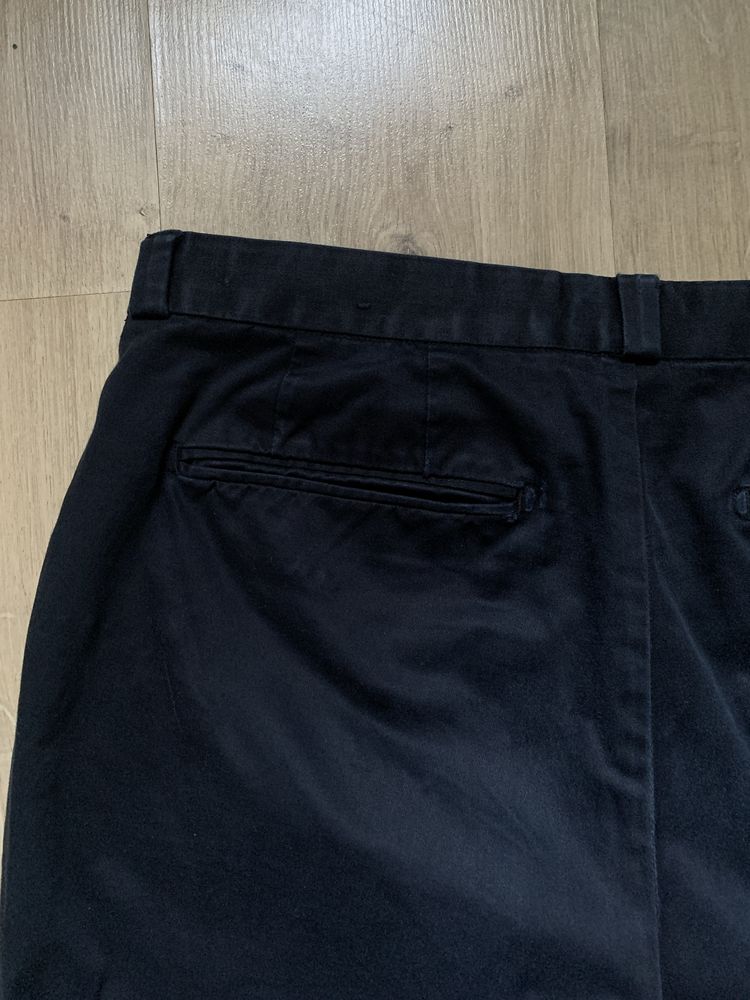 Czarne eleganckie spodnie H&M skinny fit 48 M