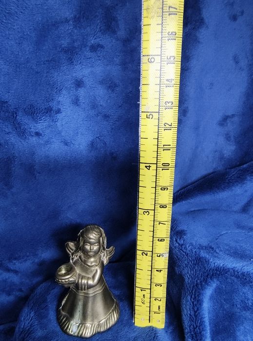 Aniołek mosiądz figurka