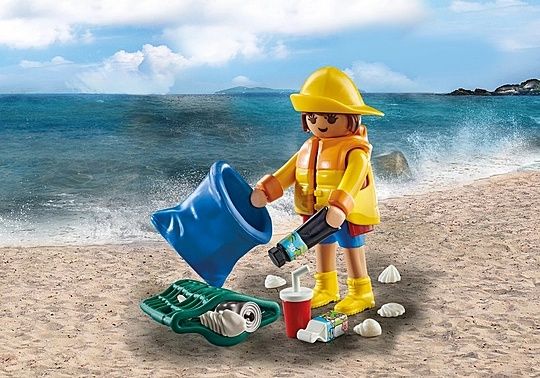 Playmobil Ecologista na praia NOVO