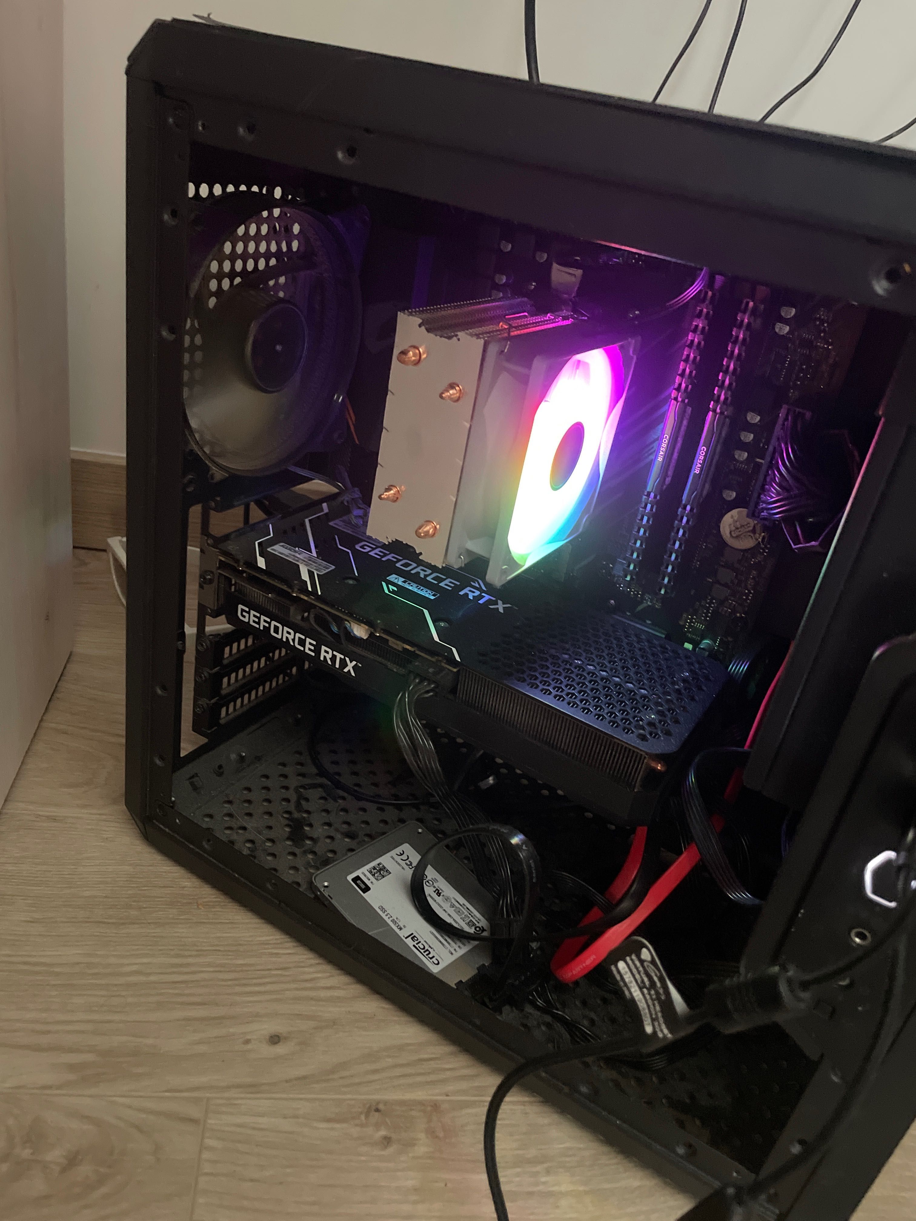 Komputer Ryzen 7 5700X3D | RTX 3060 Ti | 32 GB RAM SSD WI-Fi Bluetooth