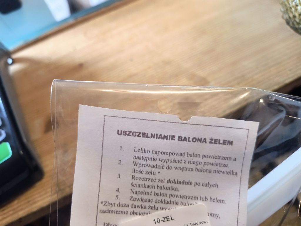 Uszczelniacz do balonów w strzykawce