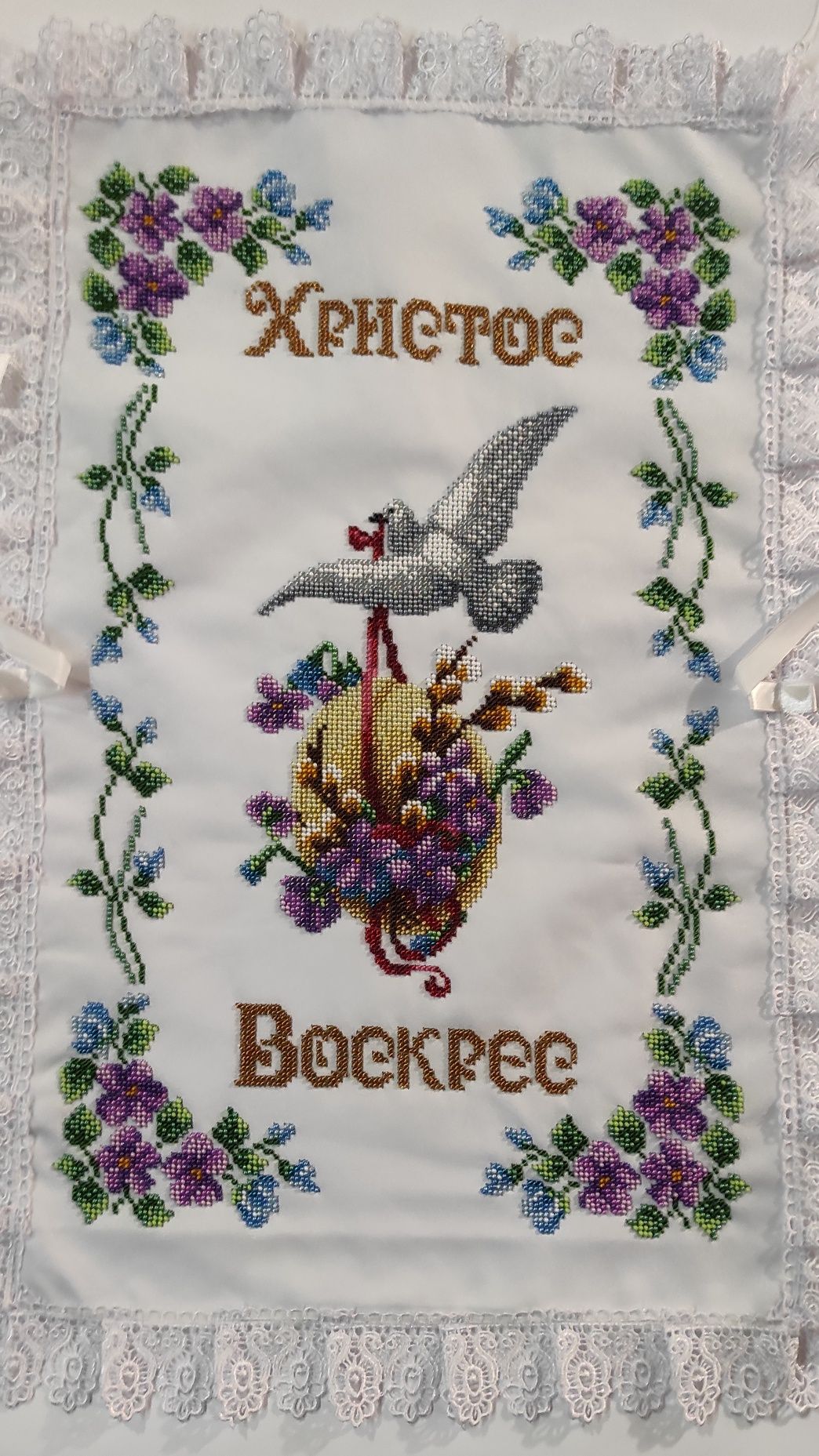 Рушники на Великодні корзинки