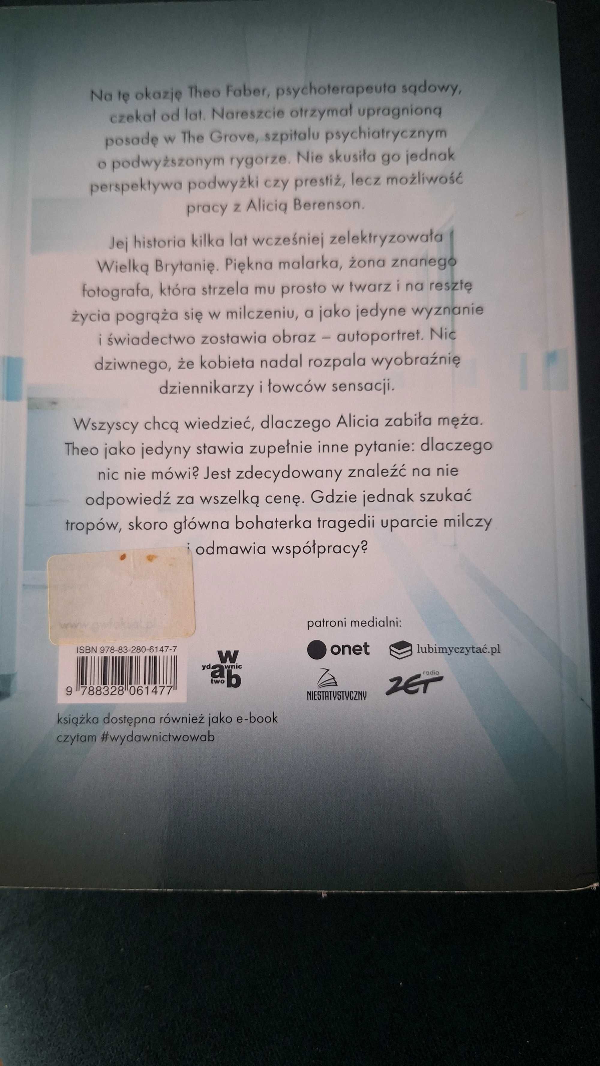 Książka "Pacjentka" Alex Michaelides
