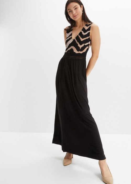 B.P.C sukienka maxi letnia ze wzorem ^36/38