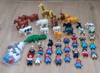 LEGO Duplo figurki ludziki zwierzeta zestaw