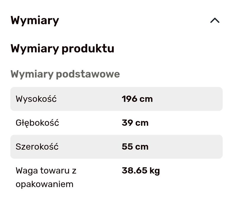 Czarny regał z szufladą