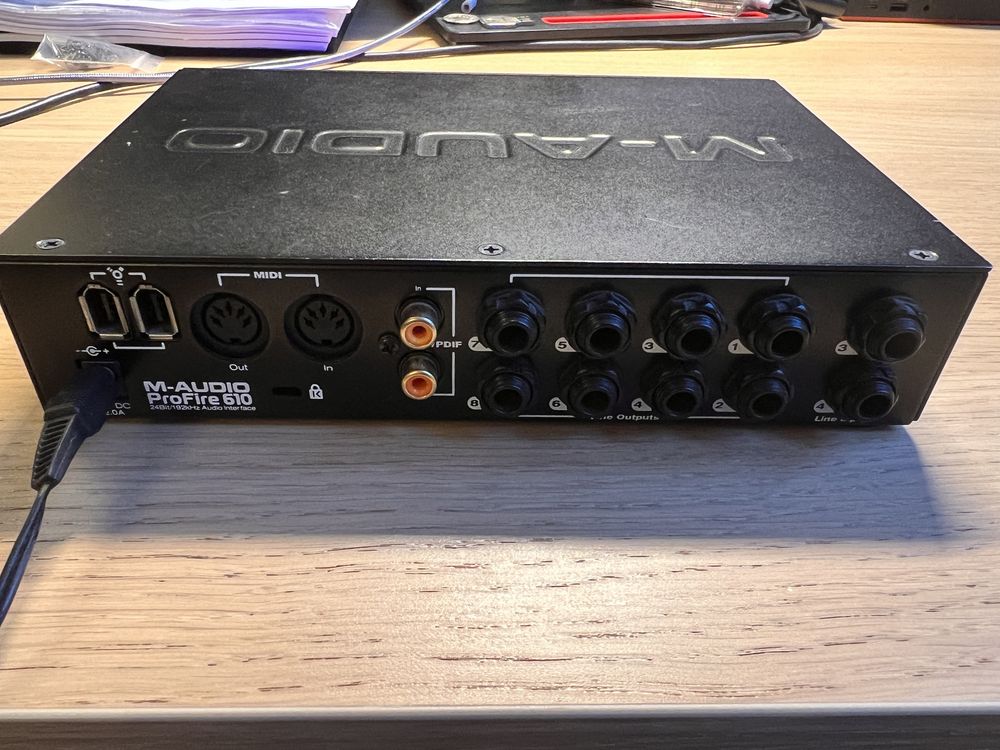 M-Audio Profire 610 interfejs audio.