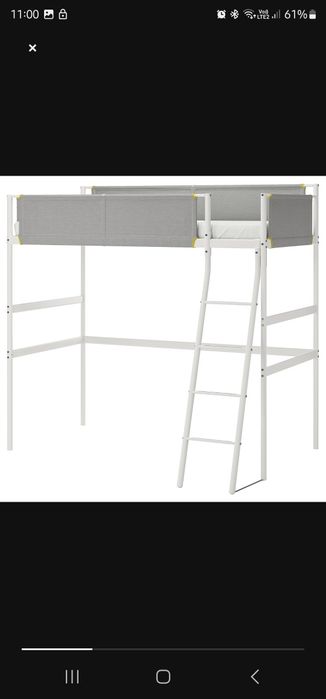 Rama łóżka wraz z materacem