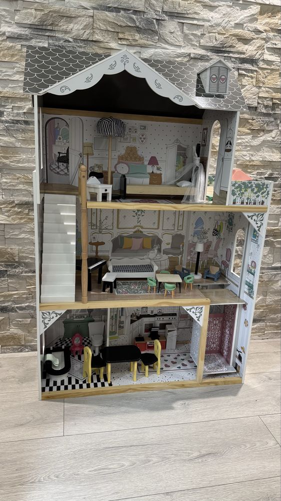 Domek drewniany dla lalek XXL