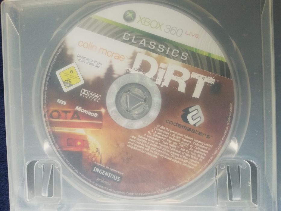Gra Dirt Xbox 360