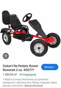 Gokart na pedały