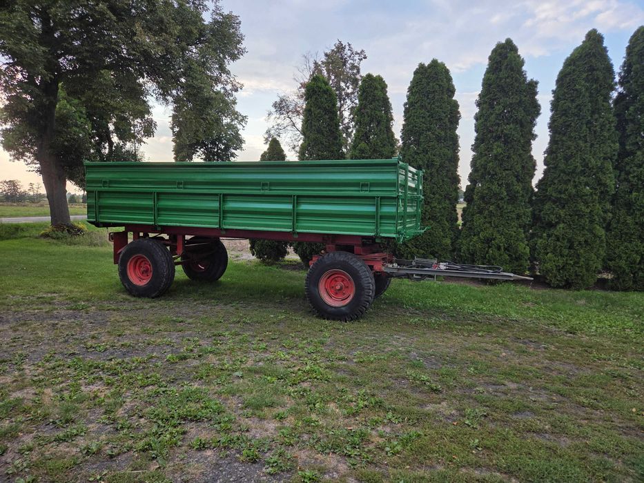 Przyczepa Bruns 8 ton, rolnicza 5x210  niemiecka zarejestrowana .