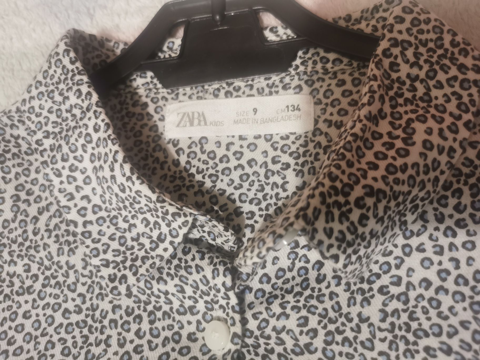 Bluzka koszulowa Zara rozmiar 134