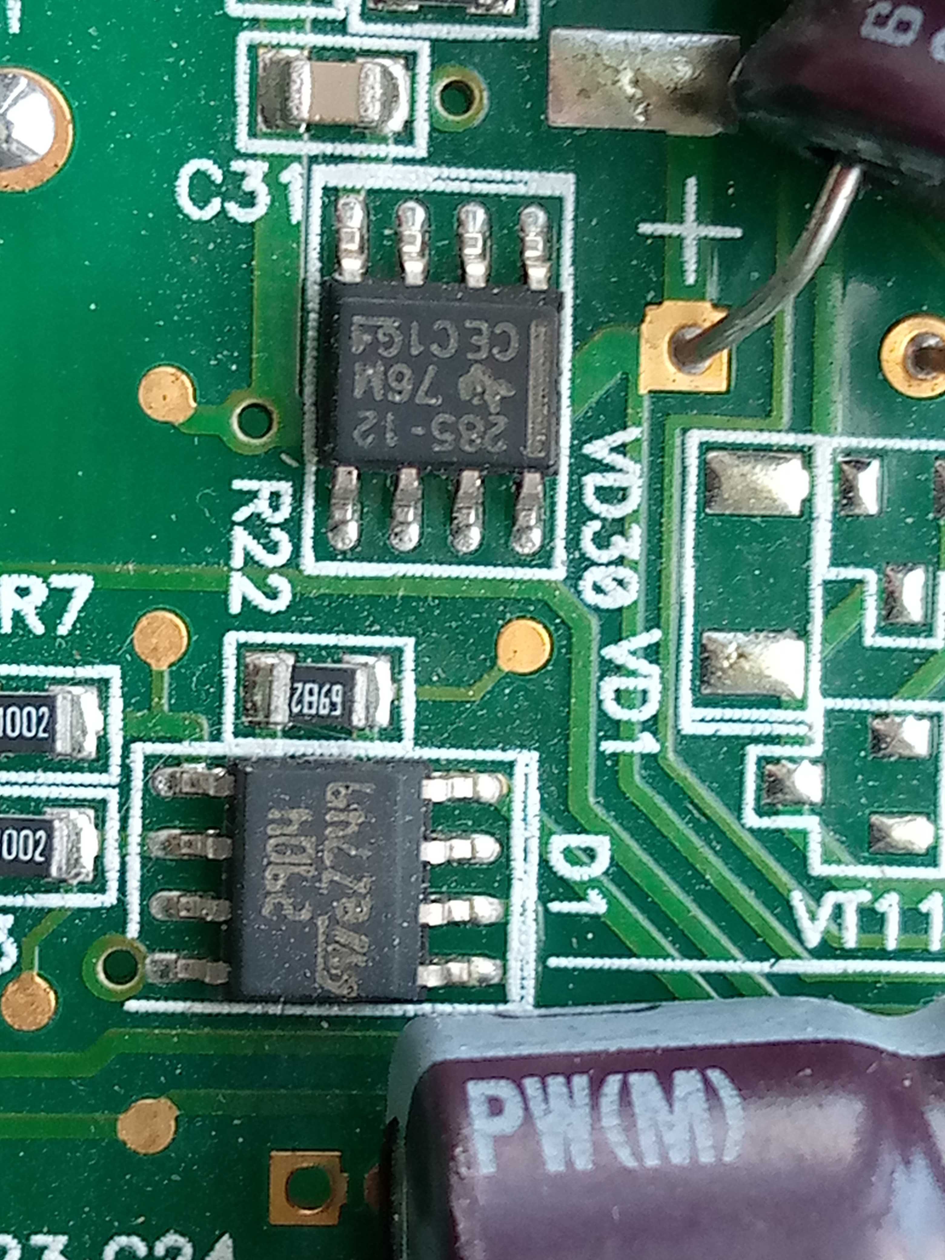 Плата эл.счетчика (Микропроцессор MSP430F149)на разбор