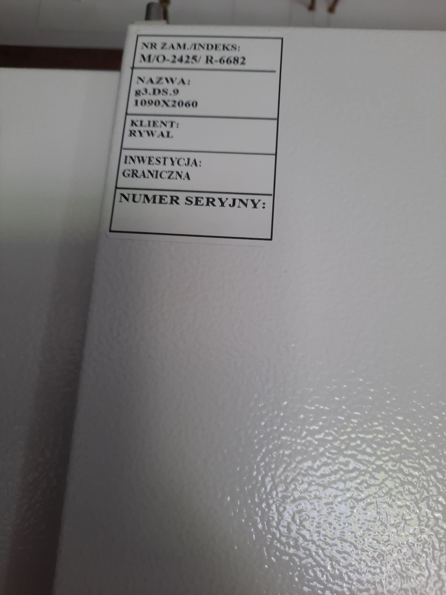Drzwi metalowe dwuskrzydłowe