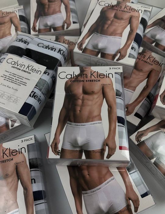 Набор трусов мужских труси боксери чоловічі кельвін кляйн calvin klein