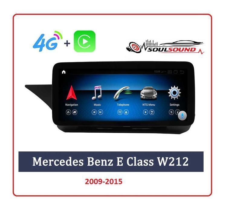 Штатная магнитола Mercedes Benz E Class W212 Android gps-навигатор