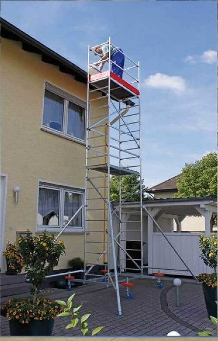 Wynajmę RUSZTOWANIE 8m aluminiowe lekkie mobilne wypożyczę wynajem