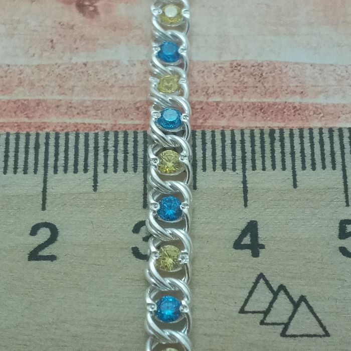 Серебряный браслет национальный женский браслет серебро 925 пробы