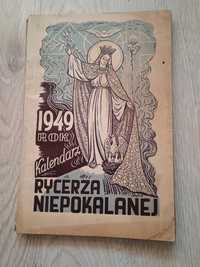 Kalendarz Rycerza Niepokalanej 1949