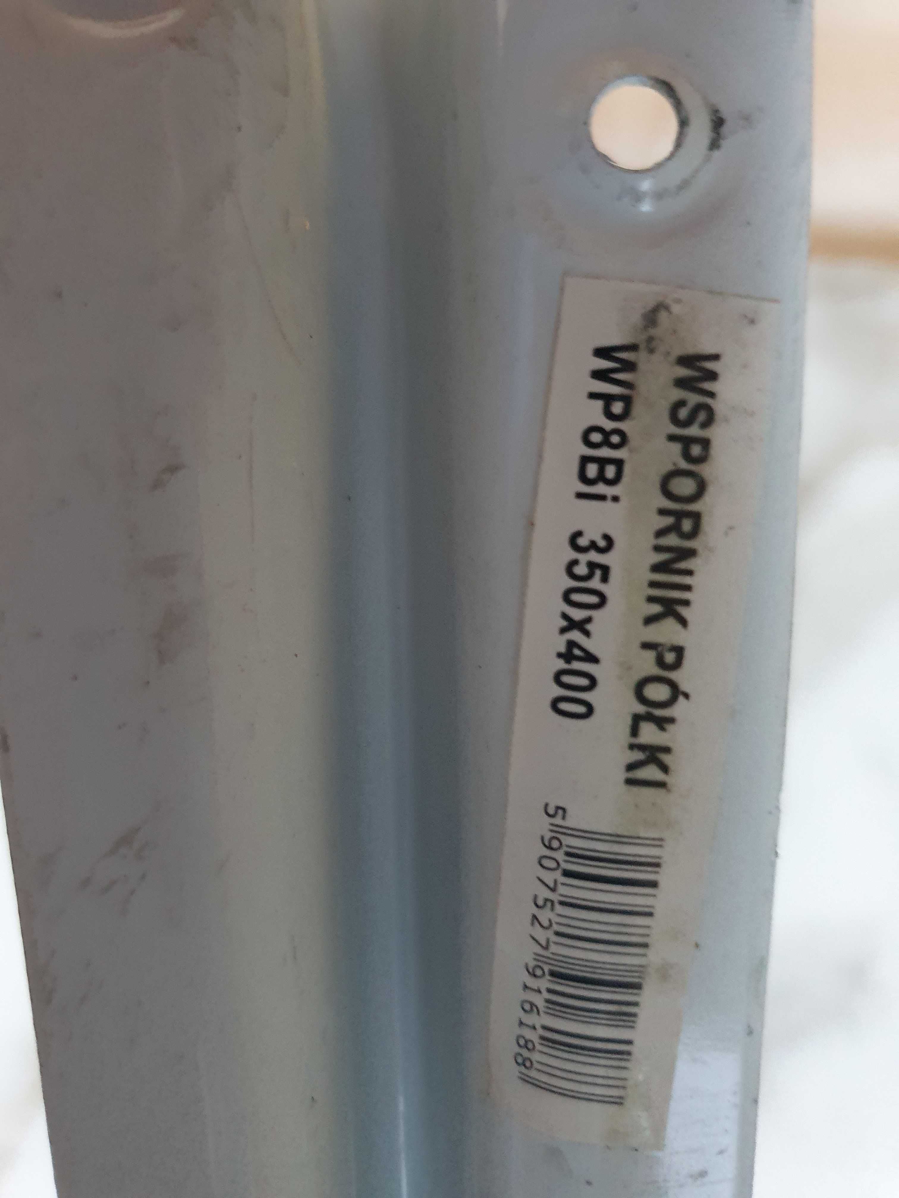 Wspornik półki biały 350x400