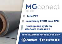 Hydroizolacja membranami EPDM, PVC dach płaski, balkon ,taras