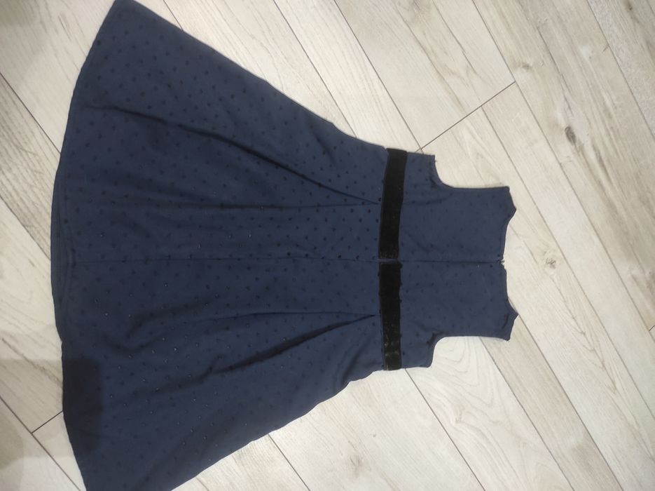 Elegancka granatowa sukienka Little Kids