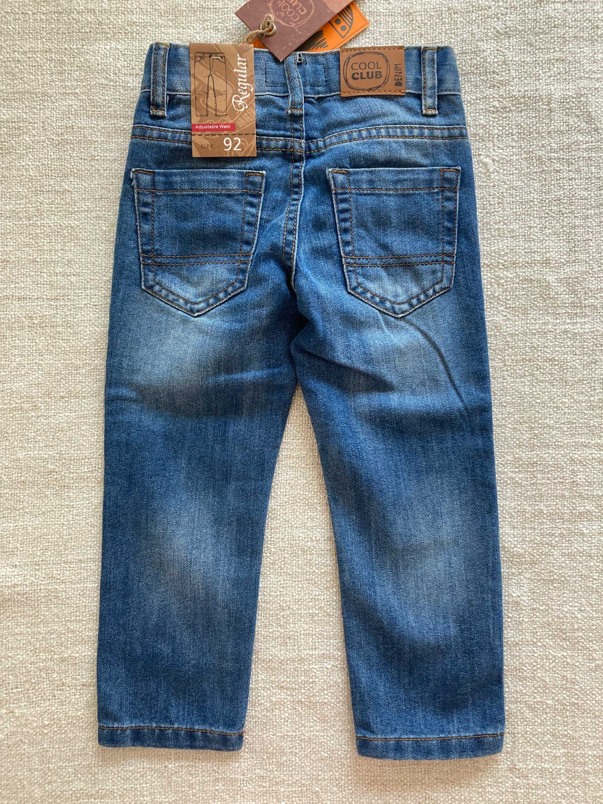 Spodnie Jeans jeansy chłopięce Cool Club Smyk rozm. 92