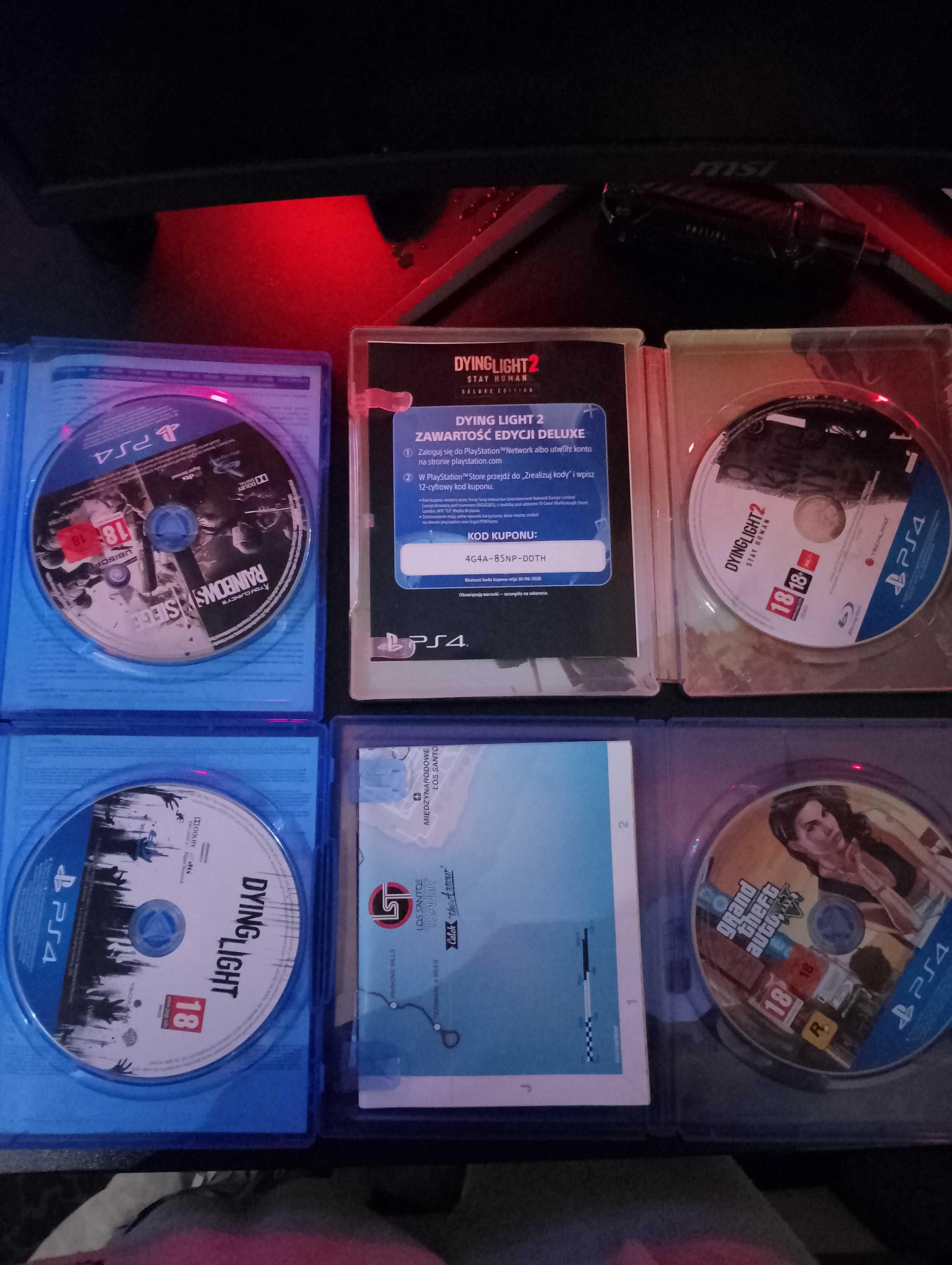 Gry Ps4 + steal book DL2