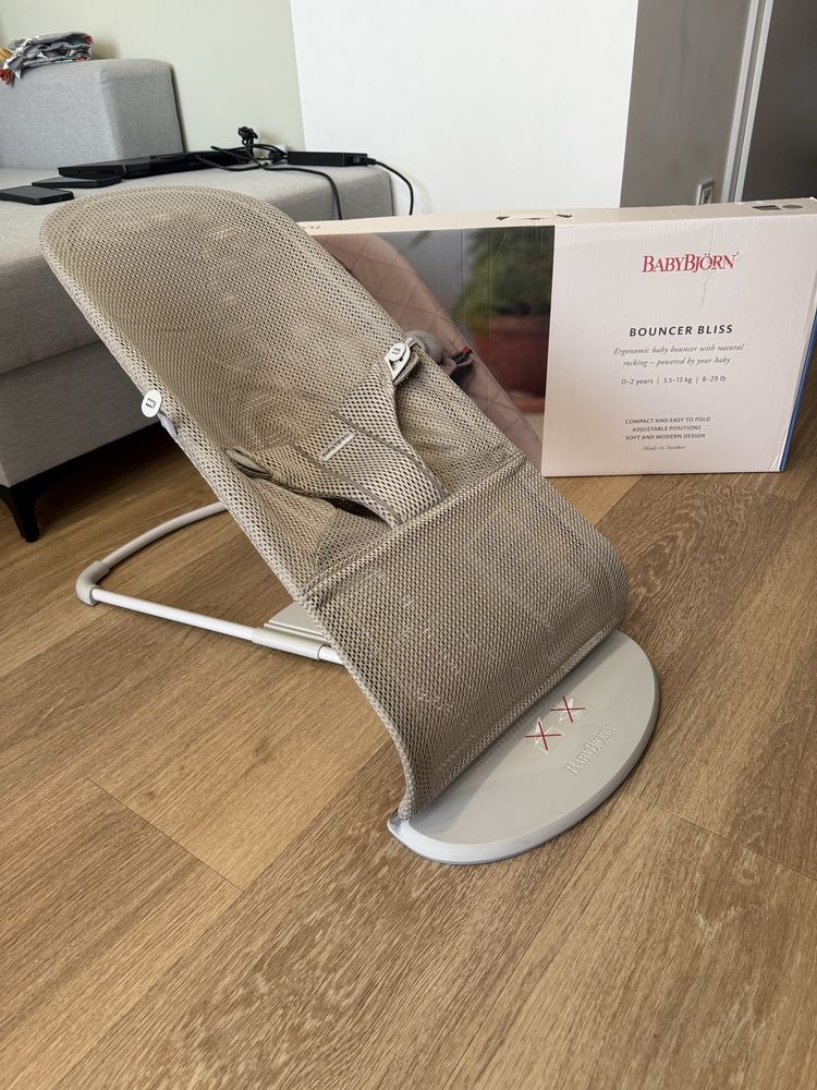 BabyBjörn Bouncer Bliss – idealny stan, oryginalne opakowanie
