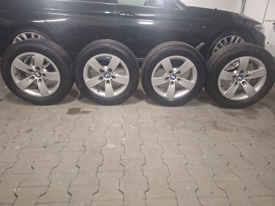 Komplet kół BMW 16 5x120 225/55R16 Continental E46 E36 E39 E90 E87 E60