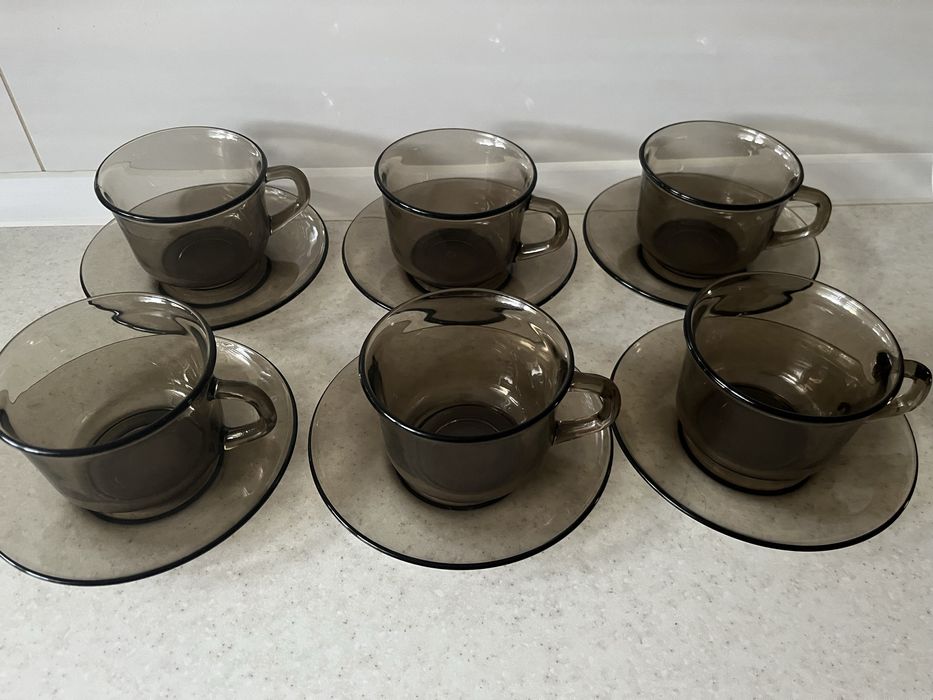 Komplet serwis kawowy 12 elementow arcoroc france