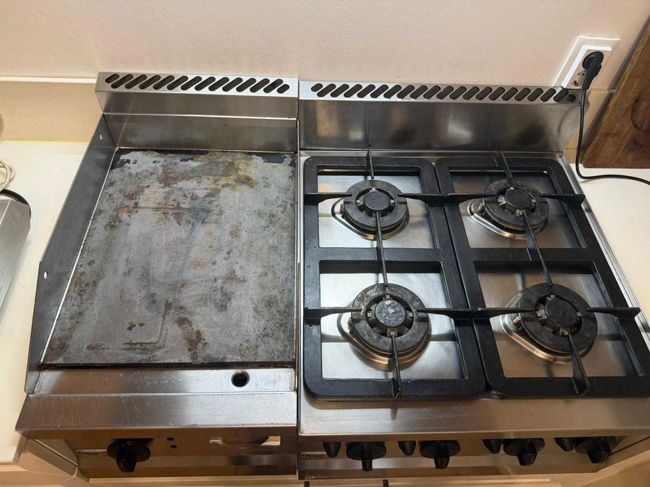 placa a gás e chapa elétrica