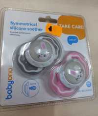 Smoczki silikonowe BabyOno 3-6m