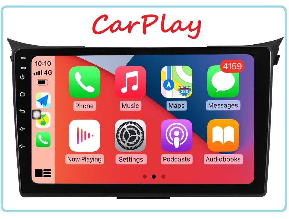 Магнітола HYUNDAI I30 Android, Qled, GPS, USB, 4G, CarPlay!