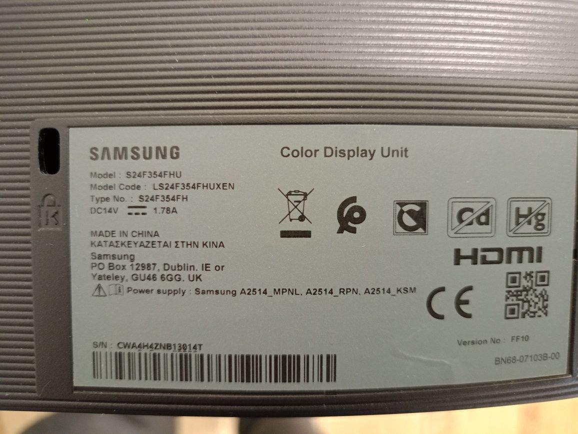 Monitor LCD Samsung 24
