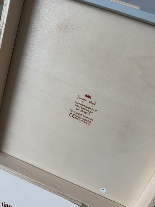 Drewniana pralka Konges Slojd zabawkowa zabawka montessori