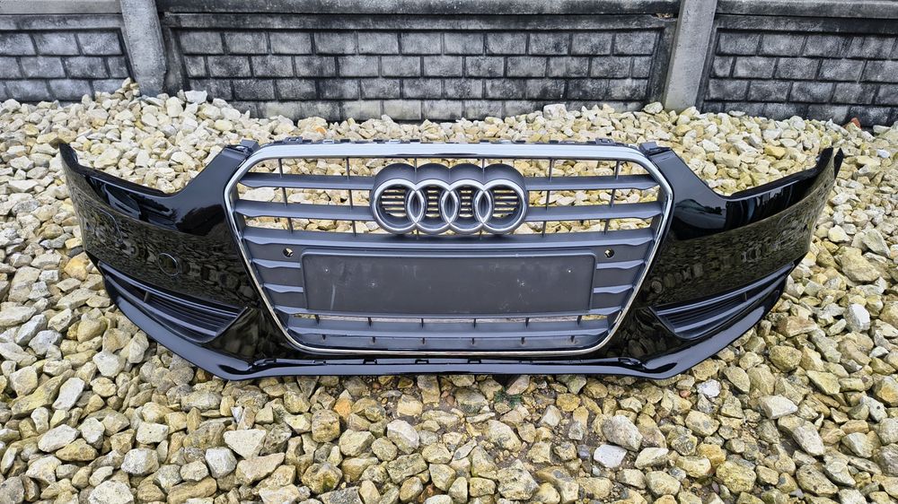 Zderzak przedni LY9B spryski + 4xPDC Audi A4 B8 B8.5 8K 12- FL lift